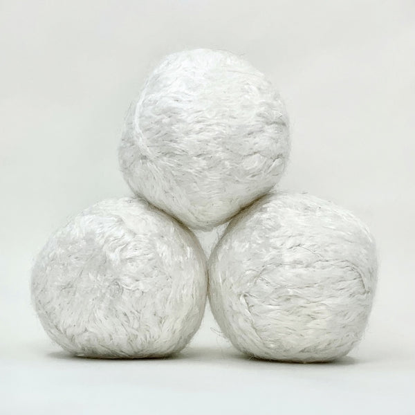 Dryer Balls White Bamboo totally plastic free