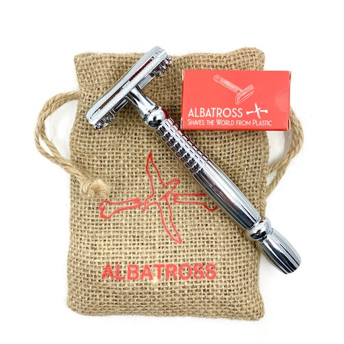 Butterfly XL Razor Extra Long Handle with 10 free blades