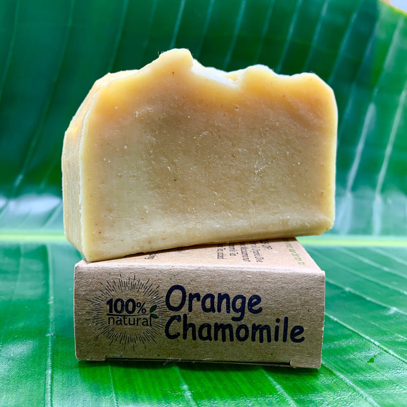 Soap Bar - Orange Chamomile - 4oz - Basic Bars Soap