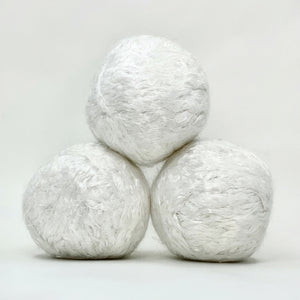 Vegan bamboo dryer ball 3 white