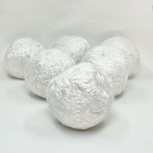 Vegan bamboo dryer ball 6 white