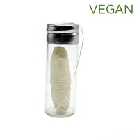 Dental floss vegan organic cornsilk Ecomended biodegradable plastic free