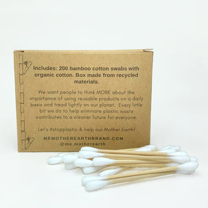 Bamboo Cotton Swabs