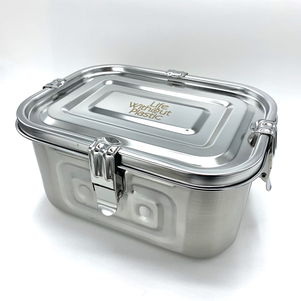 Airtight stainless steel food container large eco friendly plastic free Life Without Plastic