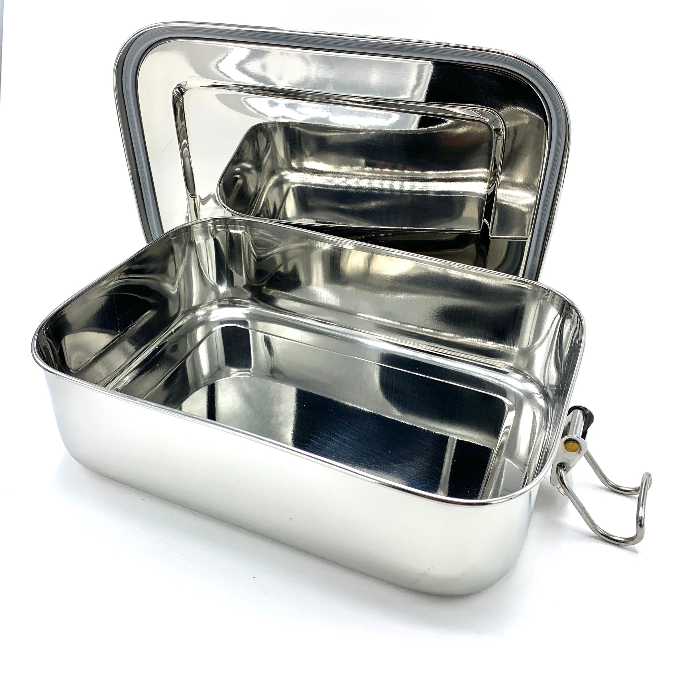 Stainless Steel Airtight Food Storage Container - Large Rectangular - –  totally plastic free