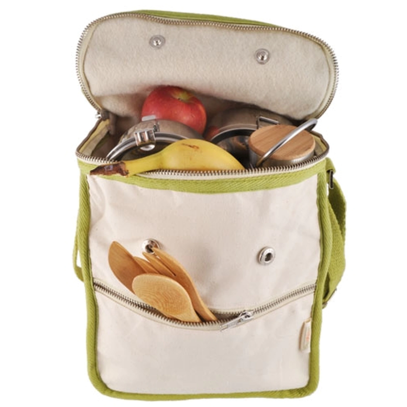 wool insulated thermal lunch bag square life without plastic free