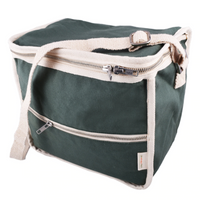 Natural Wool insulated lunch bag organic cotton natural dyes plastic free