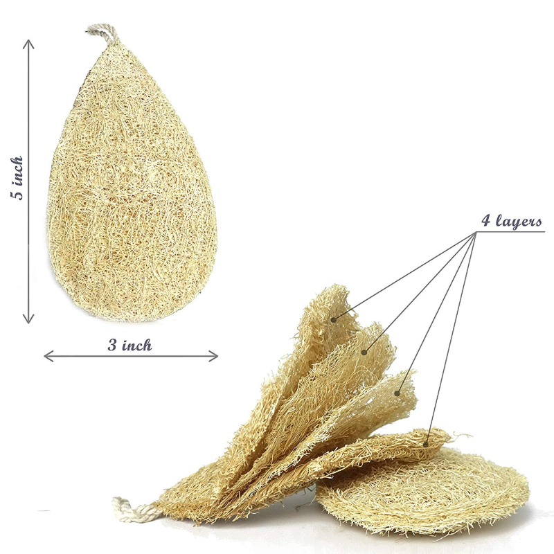 Loofah Dish Scrubber - Miw Piw ----- BUNDLE OF 5 - save 20%