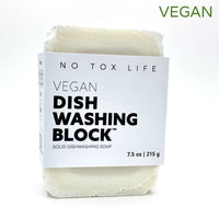 Not Tox Life Dish Washing Block 7.5oz vegan biodegradable plastic free plastic free