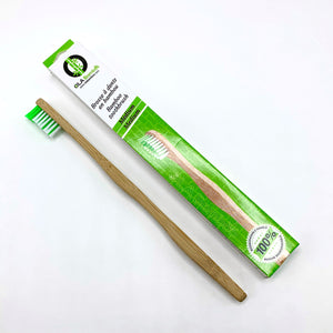 Toothbrush - Medium - GREEN - OLA Bamboo