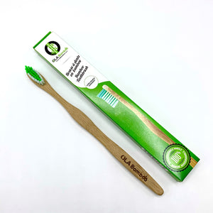 Toothbrush - Ultra Soft - GREEN - OLA Bamboo