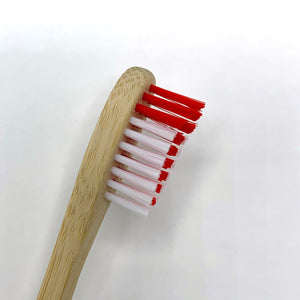 Toothbrush - Ultra Soft - RED - OLA Bamboo