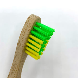 Toothbrush - Kids - SOFT - YELLOW / GREEN - OLA Bamboo