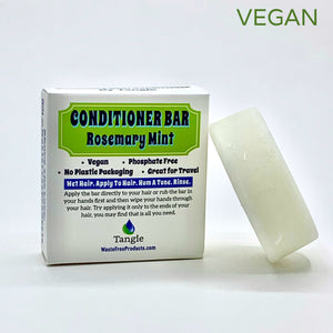 Tangie conditioner bar rosemary peppermint vegan plastic free