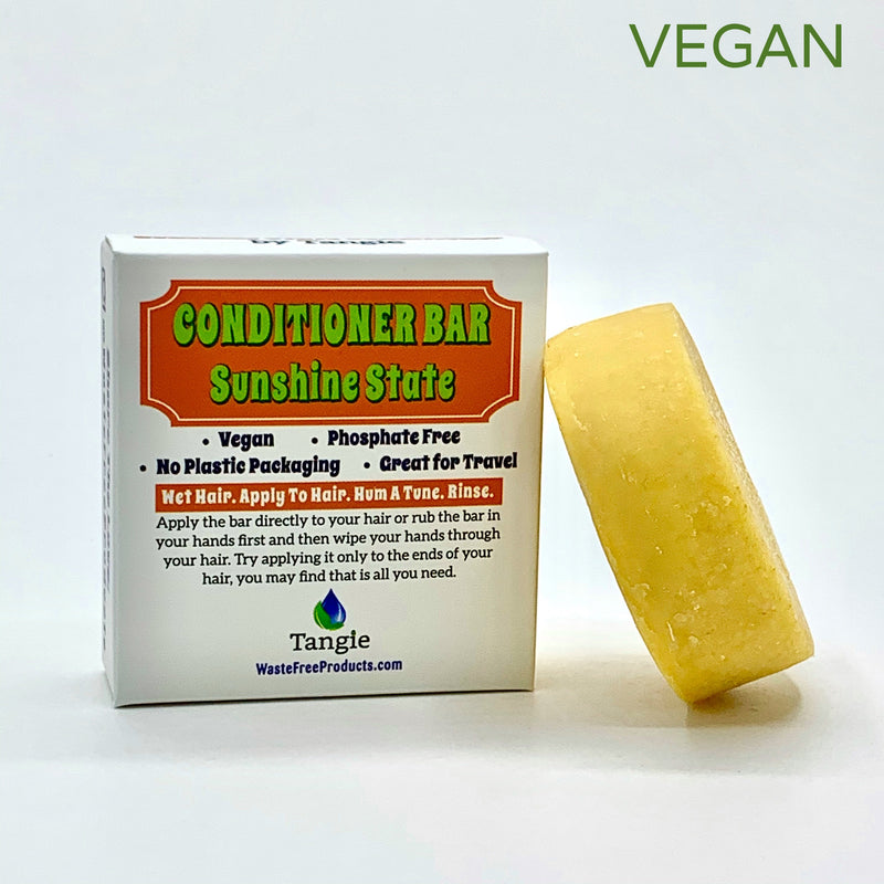 Tangie conditioner bar sunshine state vegan plastic free