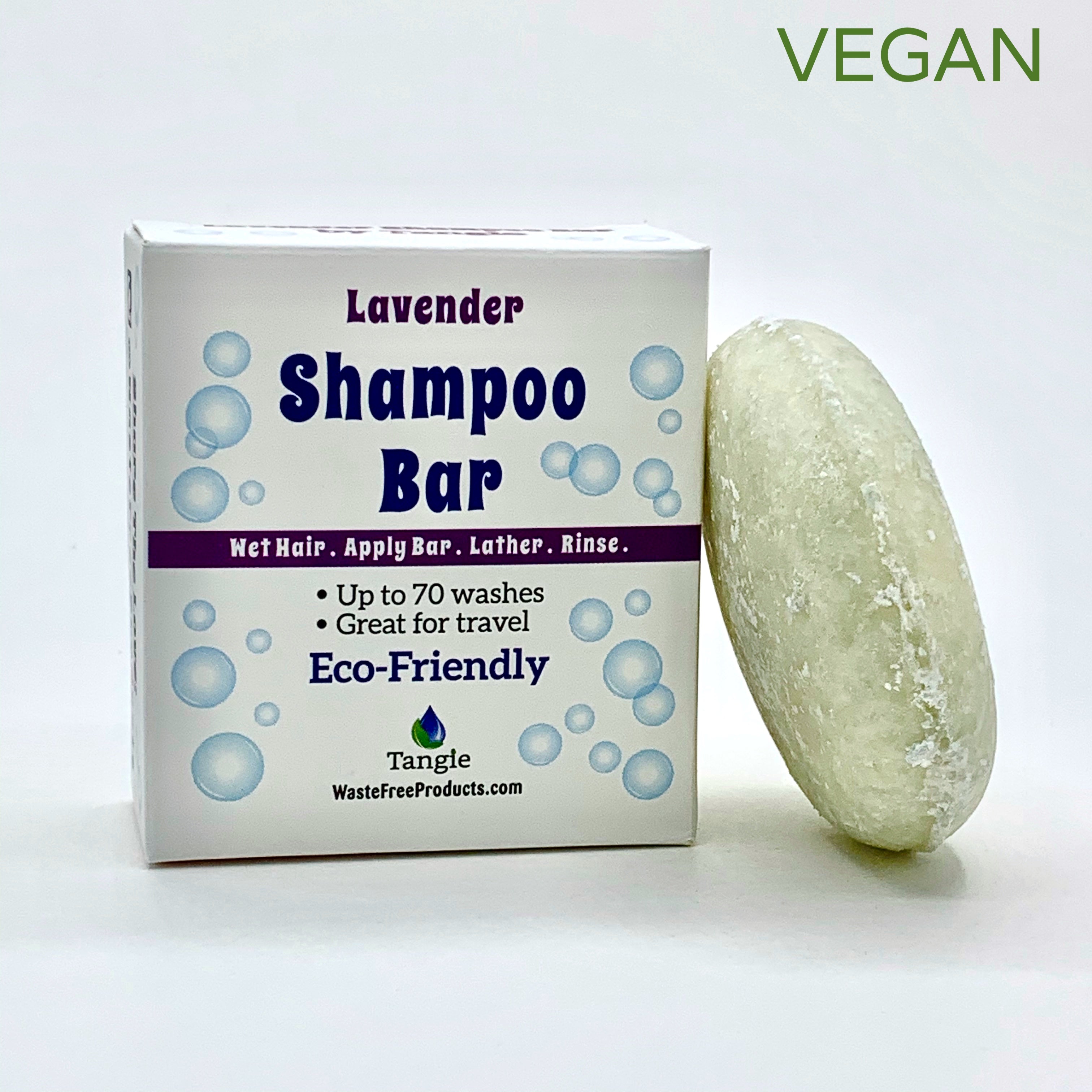 friendly soap shampoo bar lavender and tea tree Tangie Shampoo Bar