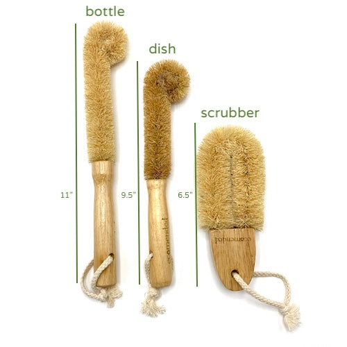 Coconut Dish & Bottle Brushes