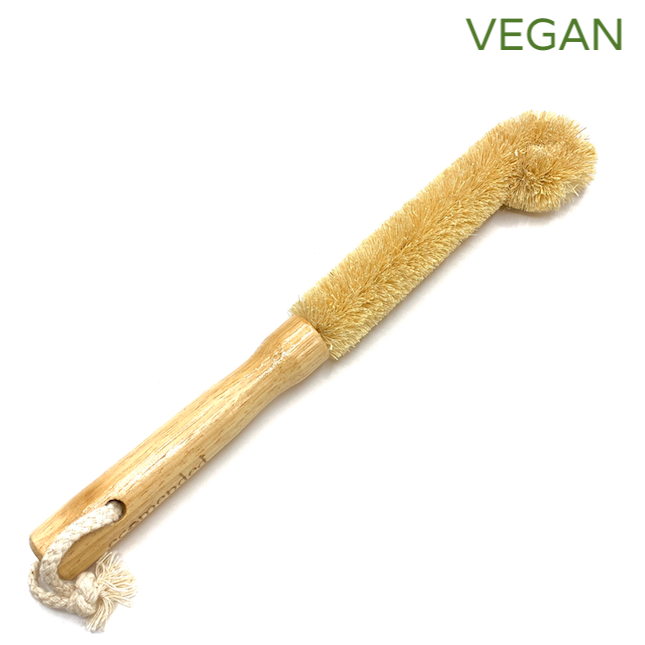 Coconut bottle brush vegan ecomended plastic free