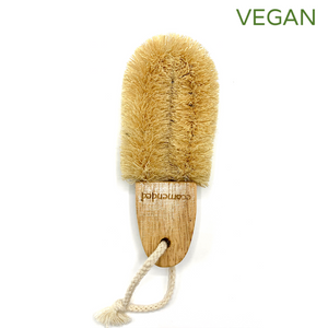 Coconut scrubber brush Ecomended vegan plastic free