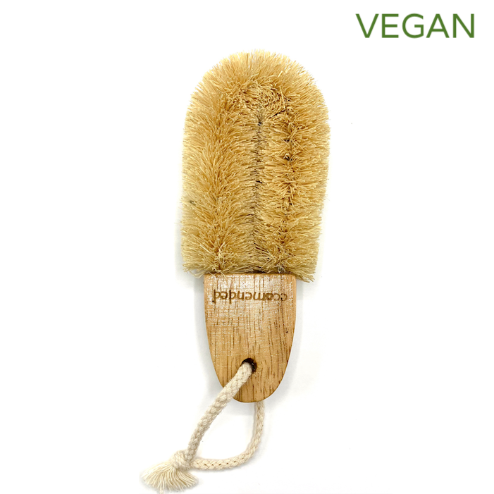 Coconut scrubber brush Ecomended vegan plastic free