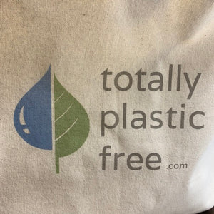 totally plastic free - jumbo rugged cotton tote