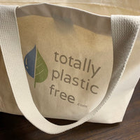 totally plastic free - jumbo rugged cotton tote